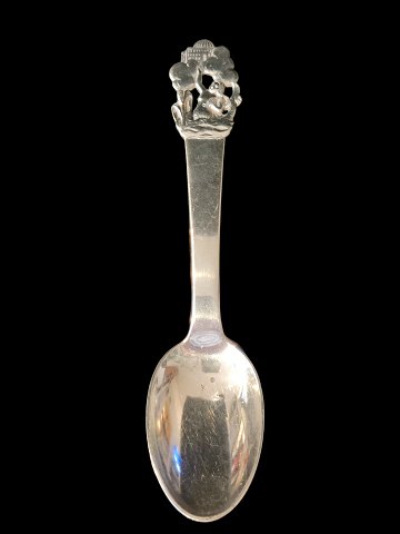 Dåbsgave: H.C. Andersen Eventyr Barneske i Sølv. Den lille Havfrue Måler 15 cm