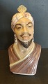 Dahl Jensen Buste af Indisk mand. 20,5 cm